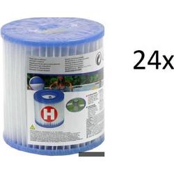 Intex H filter cartridge 24 pack | H filter| 24 x zwembad filtercartridge Type H | 24 stuks | voordeelverpakking